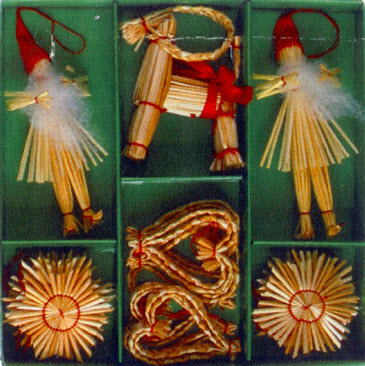 Christmas Straw Star Topper Straw Ornaments Swedish Style Nordic Tr