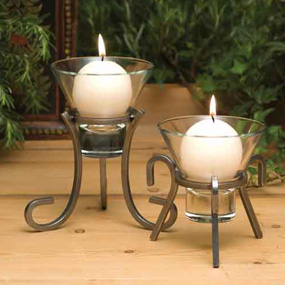 Danish Iron Candleholder (4386,4387)